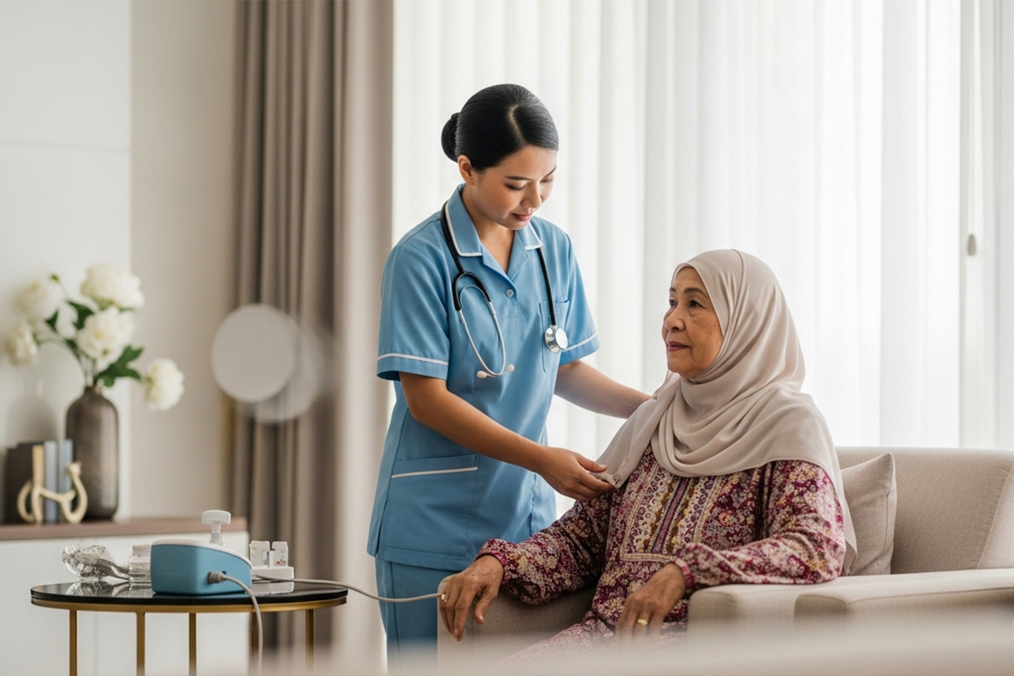 elders and seniors home care services in qatar